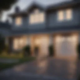 A serene home with a 'For Sale' sign in front.