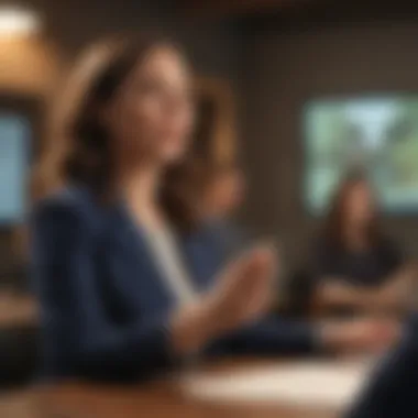 Empowering Through Education A Fidelity advisor conducting a training session