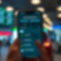 A visual representation of the Cash App interface showcasing stock purchase options