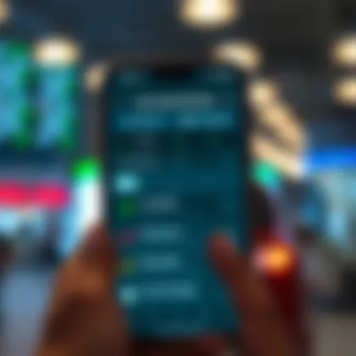 A visual representation of the Cash App interface showcasing stock purchase options