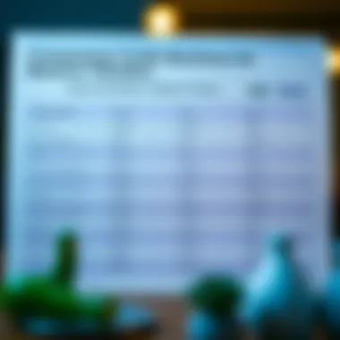 Comparing Credit Card Options for Balance Transfers A comparison chart of various credit cards available for balance transfers