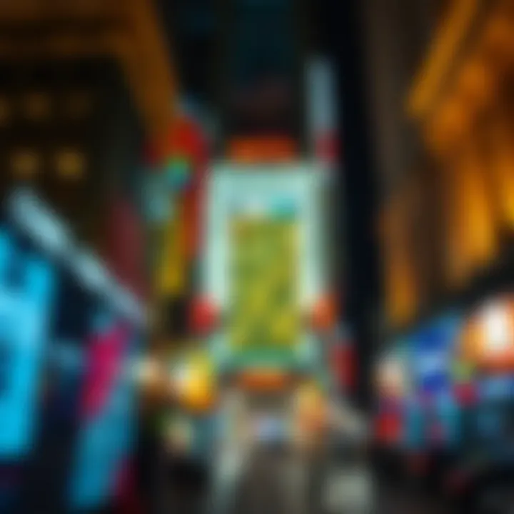 A depiction of CNBC's coverage style of the financial markets