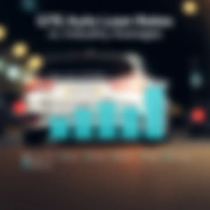 GTE Auto Loan Rates vs. Industry Averages Comparison chart of GTE auto loan rates versus industry averages