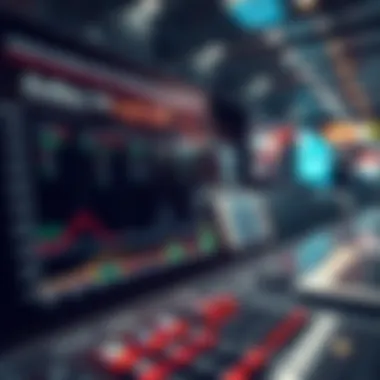 A visual representation of media spending trends over time