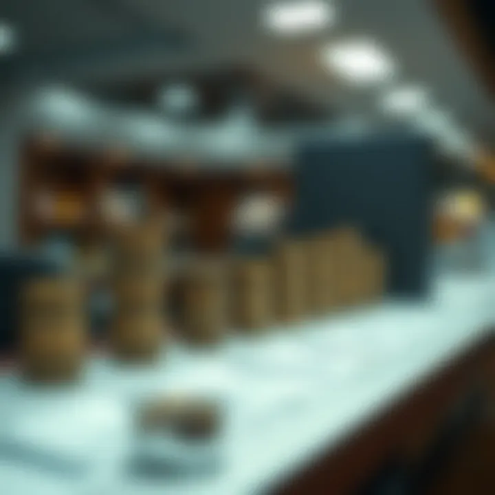 Visual representation of compound interest accumulation over time.