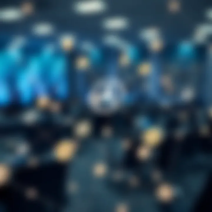 Network Dynamics in Affiliate Marketing Illustration showcasing affiliate networks and relationships