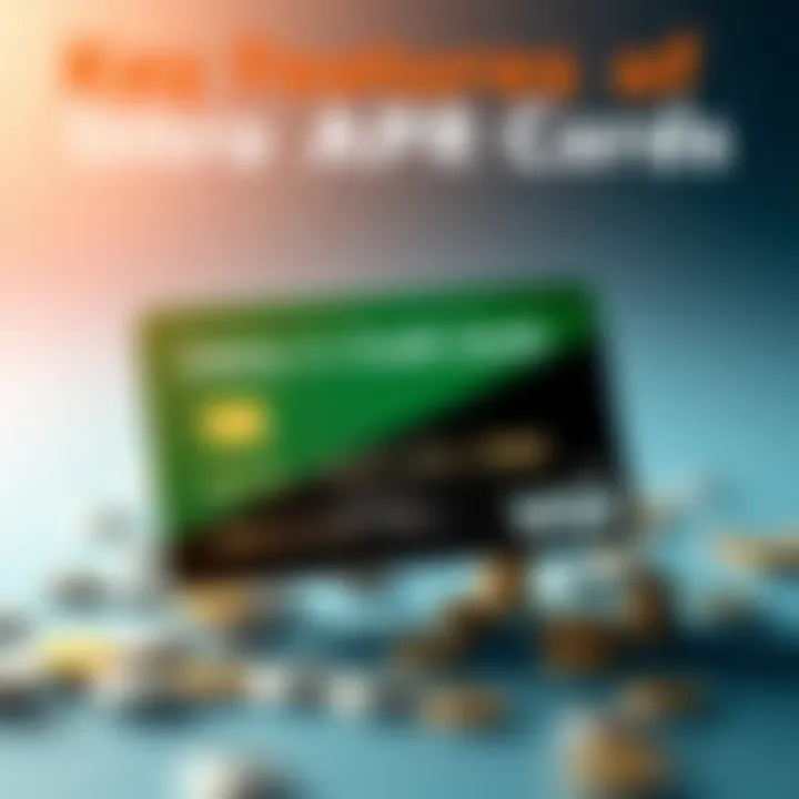 Key Features of Intro APR Credit Cards Infographic on credit card features