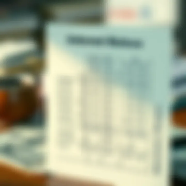 Comparing Interest Rates and Fees Comparison chart of interest rates and fees