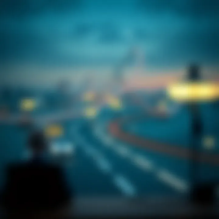 Illustration showing the application journey for a bank account