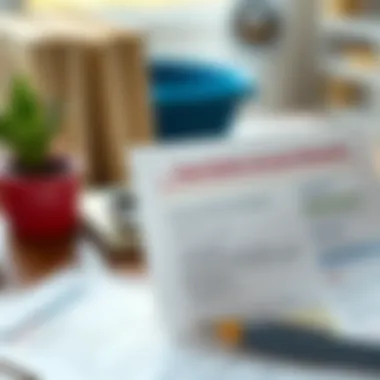 Visual representation of the documentation needed to open a bank account