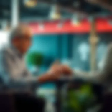 Strategic Financial Planning Dialogue Client discussing financial strategy with a tax consultant