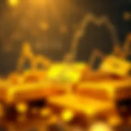 Visual representation of gold price trends in recent months