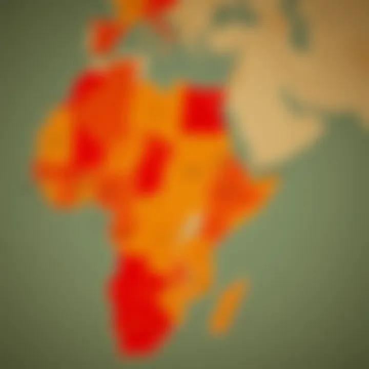 Regions Affected by Absolute Poverty Map showcasing regions affected by absolute poverty