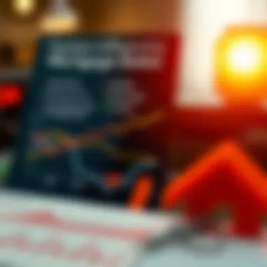 A chart showing factors influencing mortgage rates