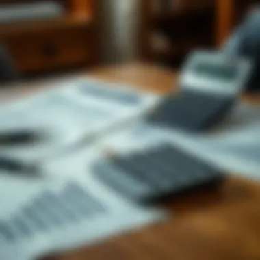 Navigating Financial Management for Success Calculator and financial documents on a table