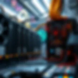 An illustration depicting the functionality of ASIC miners in cryptocurrency mining