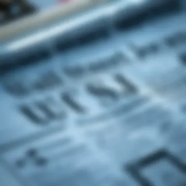 In-Depth Financial Reporting by WSJ Close-up of WSJ articles focusing on in-depth financial reporting