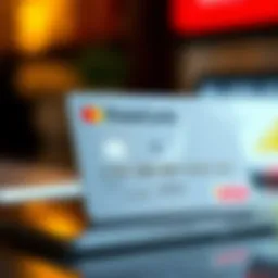 Visual representation of store credit card features