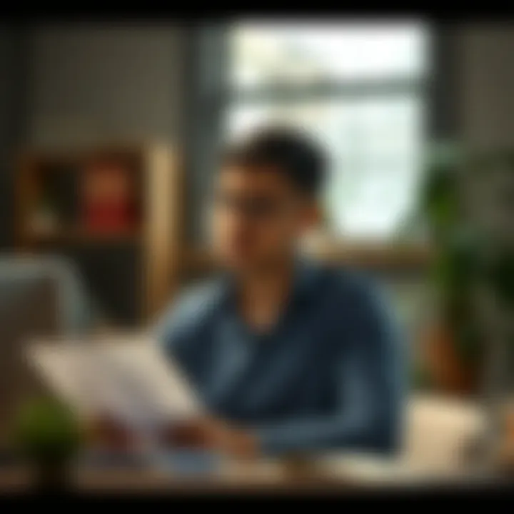 An Individual Studying for Certification An individual studying for certification