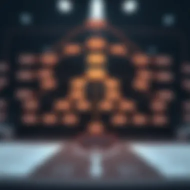 Visual representation of decision-making pathways in business tree charts