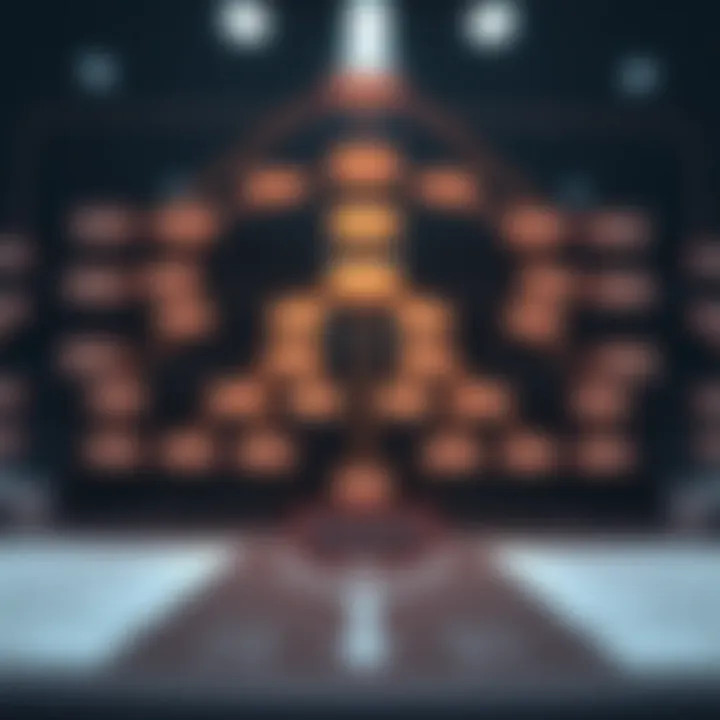 Visual representation of decision-making pathways in business tree charts