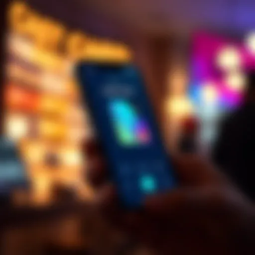 Cash App Credit Card Interface Cash App credit card interface on a smartphone