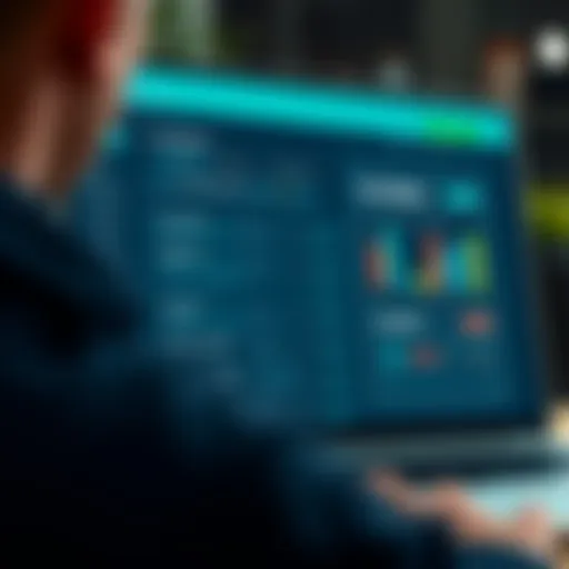 Interface of electronic tax filing software showcasing user-friendly design