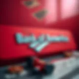 Bank of America logo with financial symbols