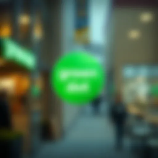 Green Dot Logo Overview Illustration of Green Dot's logo