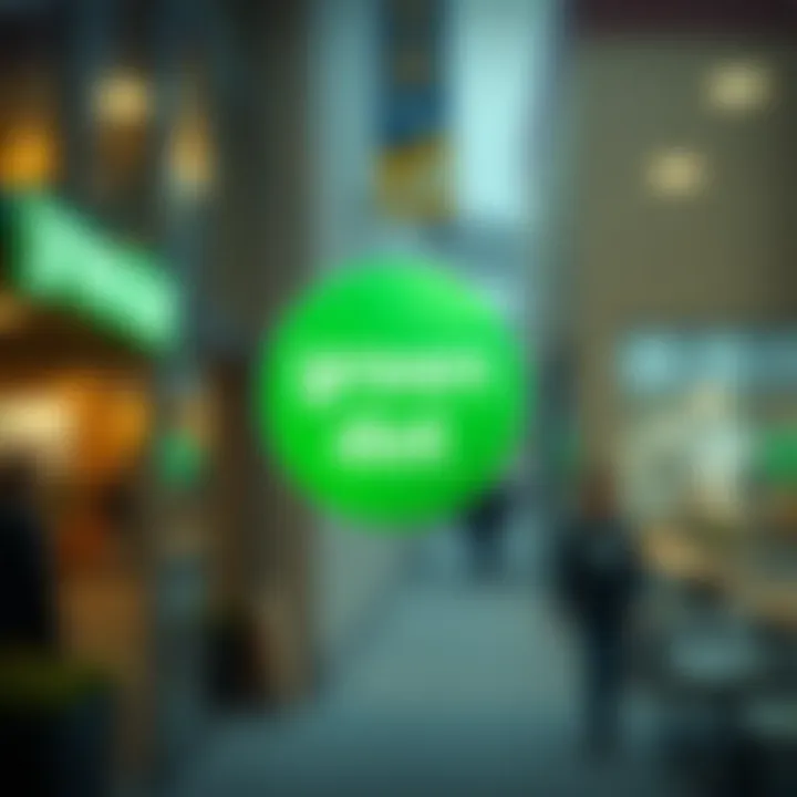 Green Dot Logo Overview Illustration of Green Dot's logo