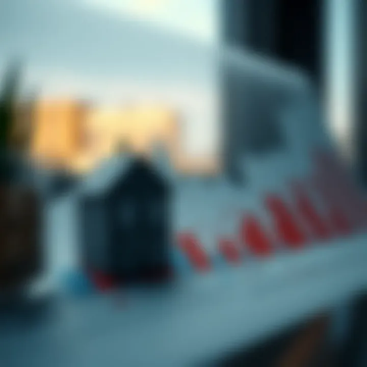 Graph Showcasing Real Estate Market Trends Graph showcasing real estate market trends