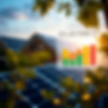 Infographic illustrating solar panel cost analysis