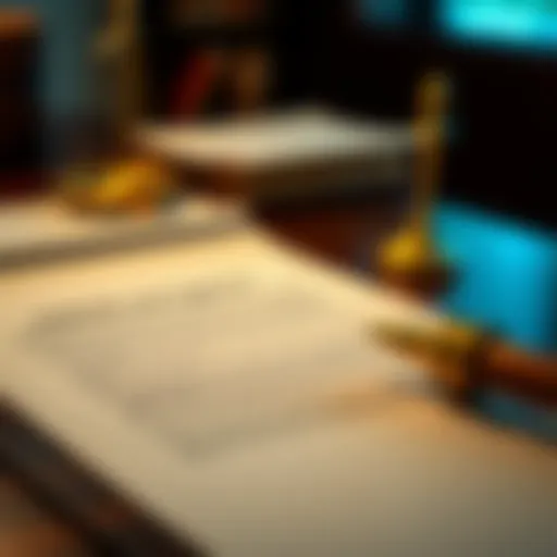 Representation of legal documents and signatures
