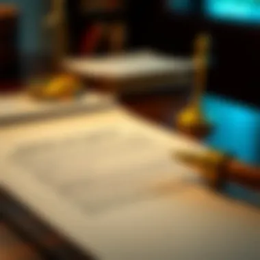Legal Documents and Signatures Representation of legal documents and signatures