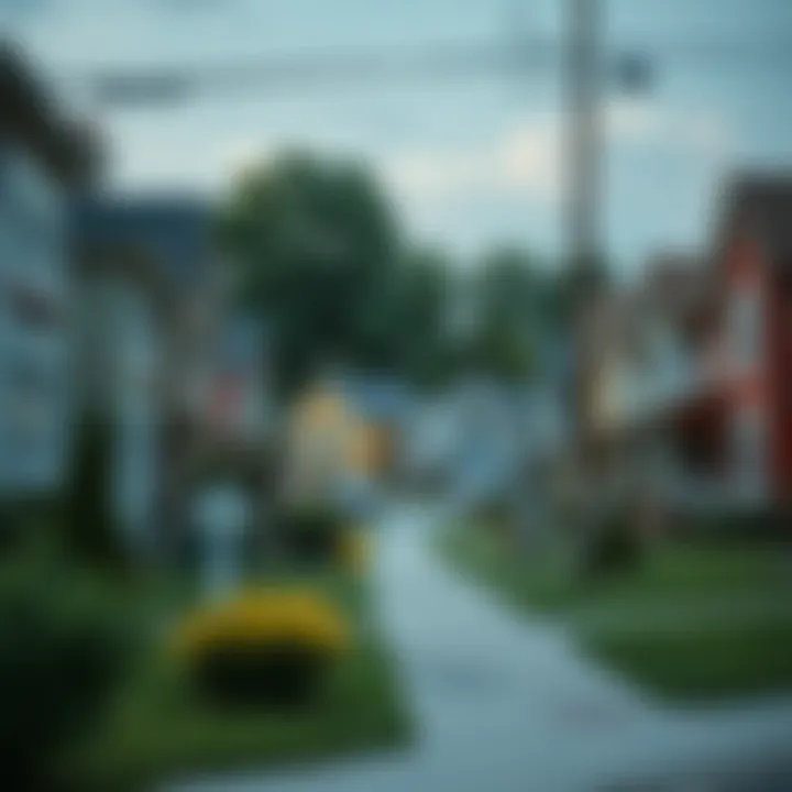 Investment Potential in a Neighborhood A vibrant neighborhood showcasing potential investment properties