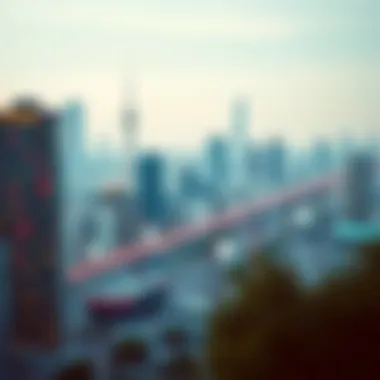 The Future Landscape of Connectivity A futuristic depiction of smart cities powered by interconnected devices