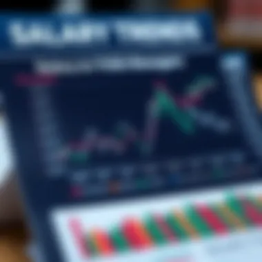 Graphs illustrating salary trends for hedge fund managers over time