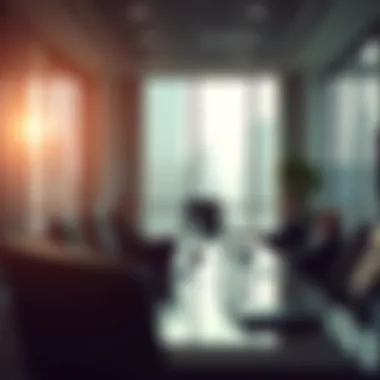 Meeting room where hedge fund strategy discussions take place