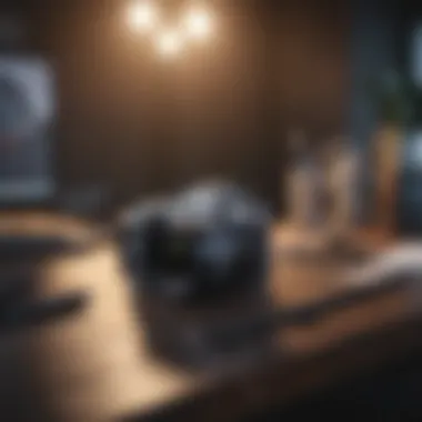 Digital Workspace Essentials for Entrepreneurs A digital workspace showcasing modern tools for online business setup