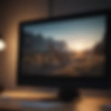 Creating an Impactful Online Presence An engaging website design on a computer monitor