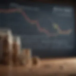 A graph depicting interest rates trends over the years