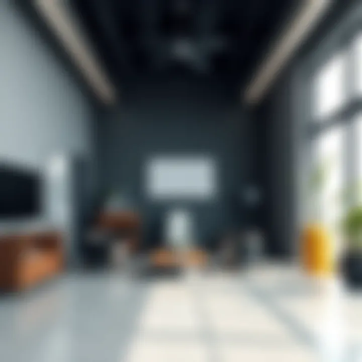 A modern real estate office showcasing professionalism