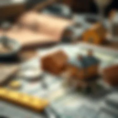 A close-up view of property valuation techniques and tools