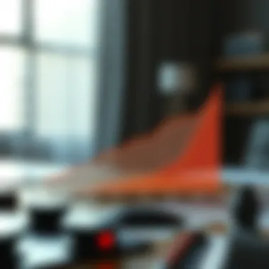 Graph depicting the relationship between media consumption and advertising effectiveness