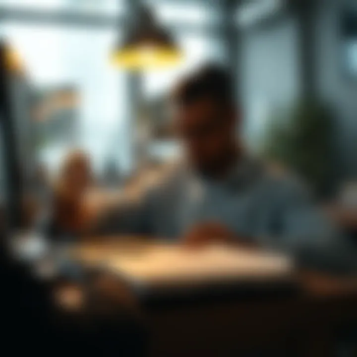 Visual representation of meticulous bookkeeping practices for small businesses