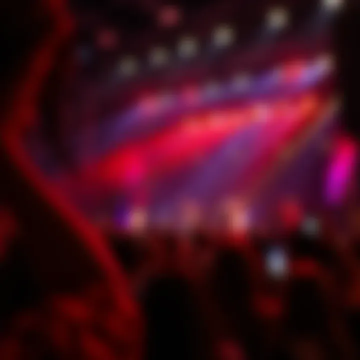 Live Events and Memorable Moments A vibrant concert scene illustrating the excitement of events