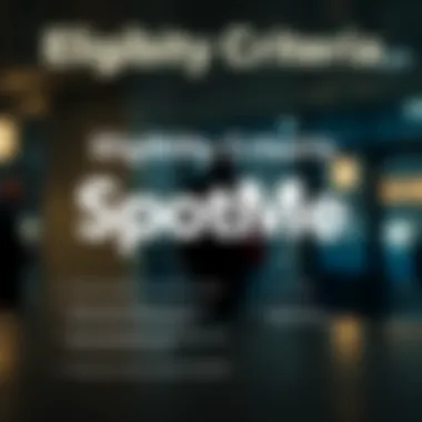 Eligibility Criteria for SpotMe Graphic representation of eligibility criteria for SpotMe.