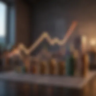 Market Trends in Property Valuation A graph depicting fluctuating property values over time