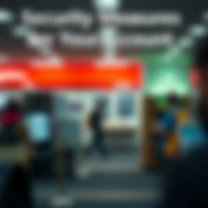 Ensuring account security measures