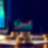 Conceptual representation of credit scores and financial health